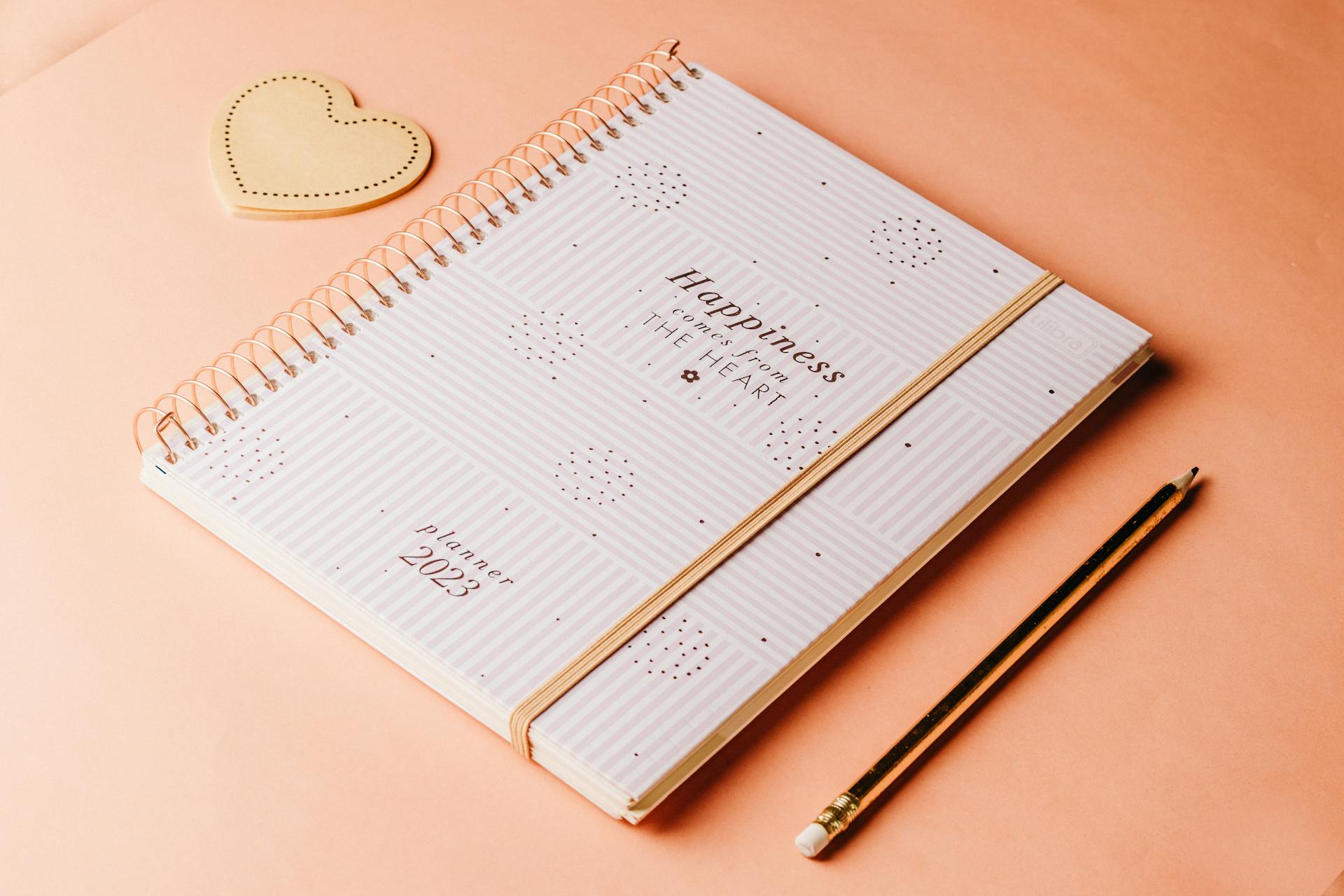 A5 paper size notebook planner showing compact and portable document format