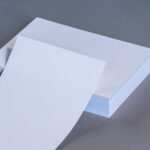 70gsm vs 80gsm paper used in office document stacks for high volume printing.
