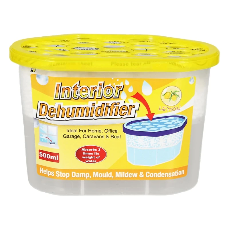 desiccant dehumidifier helping reduce signs of high humidity in wardrobes cabinets and storage spaces