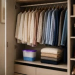 Wardrobe dehumidifier Singapore solution for moisture control inside enclosed clothing storage space