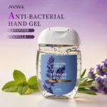 AVWE anti-bacterial pocket hand sanitiser gel 29ml in Lavender Vanilla scent