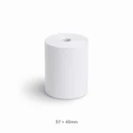 57 × 40mm coreless thermal paper rolls for POS receipt printers