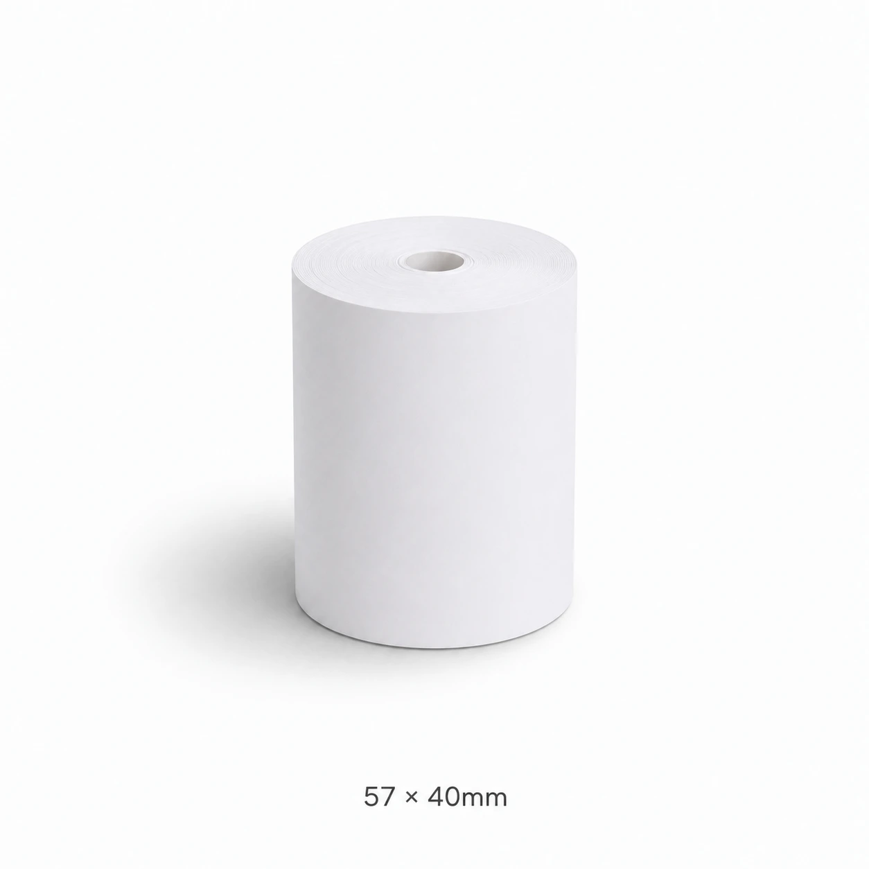 57 × 40mm coreless thermal paper rolls for POS receipt printers