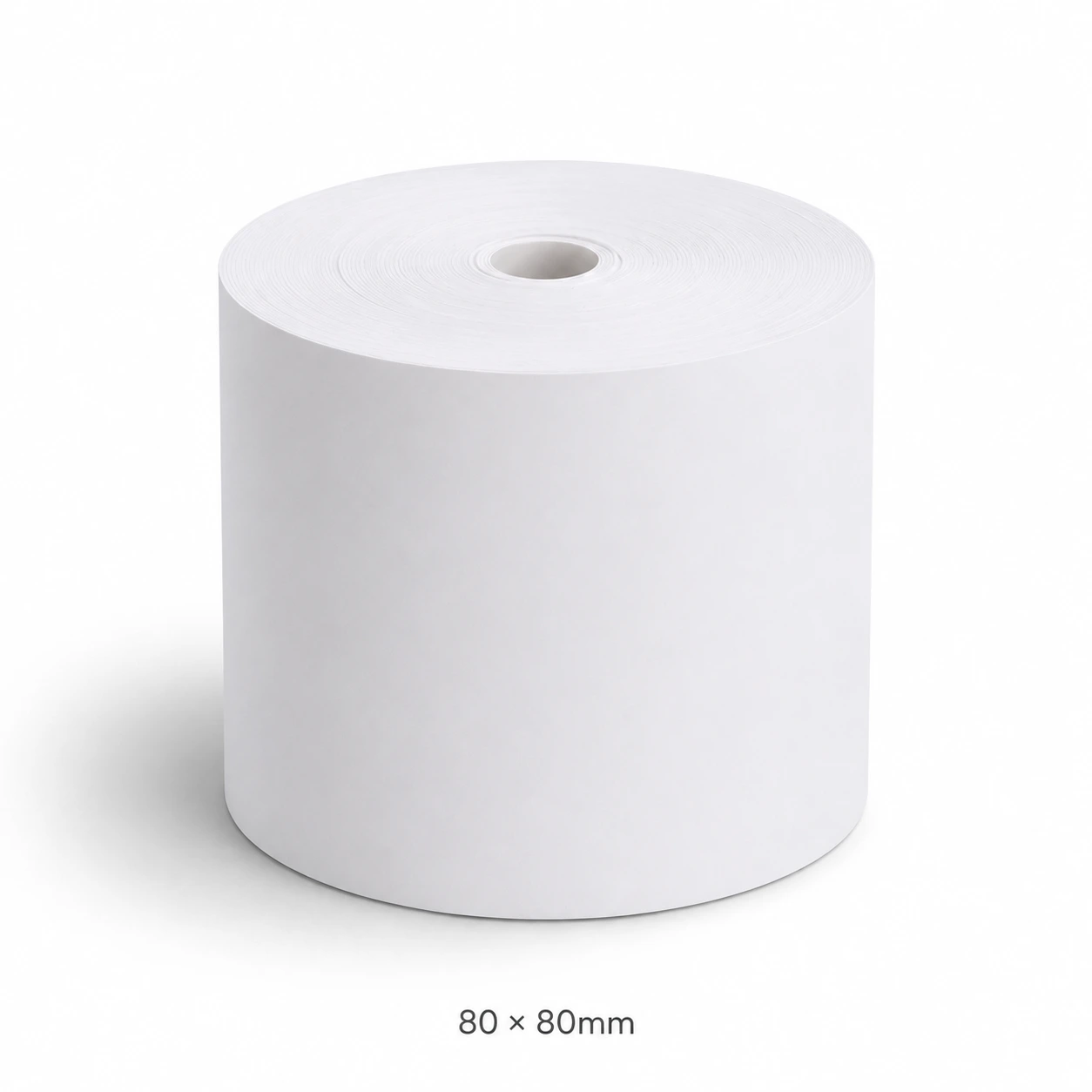 80 × 80mm coreless thermal paper rolls for POS receipt printers