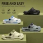 Lightweight EVA outdoor clogs in four colour options.