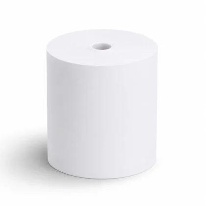 Coreless thermal paper roll for POS and receipt printers