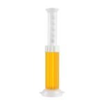 Orange Flower toilet gel stamp freshener.