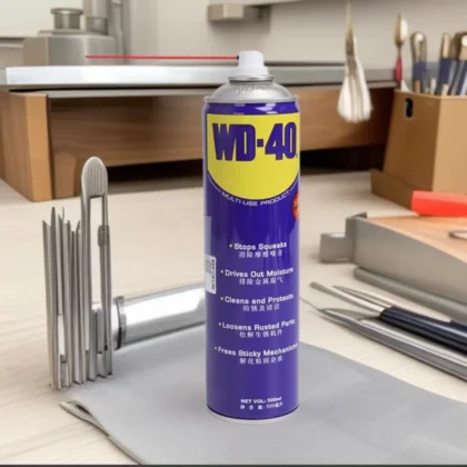 WD-40 multi-use spray for hardware maintenance.
